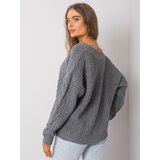 Och Bella Sweater-TW-SW-BI-22022.97-dark gray | Shoptok.si