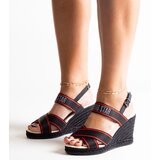 Big Star Black wedge sandals | Shoptok.si