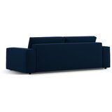 Micadoni Temno modra raztegljiva sedežna garnitura iz tkanine bouclé 247 cm Jodie – Home | Shoptok.si