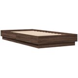  Okvir kreveta bez madraca smeđa boja hrasta 90x190 cm drveni | shoptok.hr