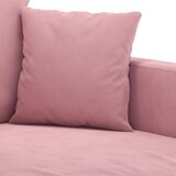  2-dijelni set sofa s jastucima ružičasti baršunasti | shoptok.hr