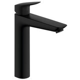 Hansgrohe Logis 190 Matt Black baterija (slavina) za umivaonik sa odlivnim ventilom sifona pop-up 71090670 | ePonuda.com