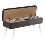 Woody Fashion vina 1053 - 1 -anthracite,white whiteanthracite bench | ePonuda.com