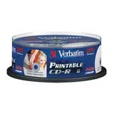 CD-R, 700 MB,52X,spindle 25 kom PRINTABLE,43439