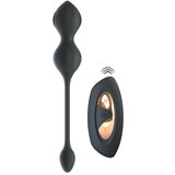 XouXou RC Vibrating E-Stim Love Balls Black Cene