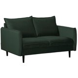 Ropez Temno zelena žametna sedežna garnitura 138 cm Juli – | Shoptok.si