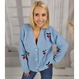 Pri Warm and cozy women's sweater with cherries in autumn LARAMIE | shoptok.hr