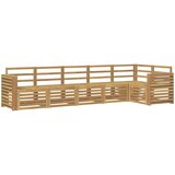  Set vanjskih sofa 6 pcs Bijela 310 x 132,5 x 73 cm | shoptok.hr