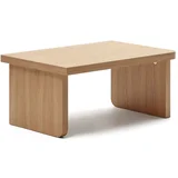 Stolić za kavu u dekoru hrasta u prirodnoj boji 89x62 cm Oaq –