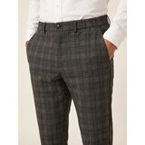 Sinsay Slim-fit chino hlače u kockicu s udjelom viskoze | shoptok.hr