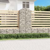  Gabionska košara s lukom 100x30x220/240 cm pocinčano željezo | shoptok.hr