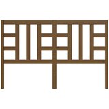  Uzglavlje za krevet boja meda 146 x 4 x 100 cm masivna borovina | shoptok.hr
