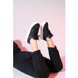 LuviShoes jose black denim women's sports sneakers Cene