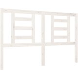 Maison Chic posteljno vzglavje - vzglavna omarica - nočna omarica belo 146x4x100 cm trdna borovina, (21706183) Cene