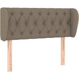 Maison Chic posteljno vzglavje - vzglavna omarica - nočna omarica z ušesi taupe 93x23x78/88 cm blago, (21709491) Cene