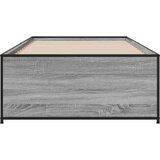 vidaXL Okvir kreveta boja hrasta 90 x 190 cm konstruirano drvo i metal | shoptok.hr
