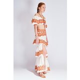 Koton Multicolored Shawl Patterned Ruffle Detailed Skirt Cijene