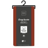 Douceur d intérieur Opečnato oranžna napenjalna rjuha iz bombažnega perkala 140x190 cm Percaline – | Shoptok.si