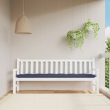 vidaXL Blazina za vrtno klop mornarsko modra 200x50x7cm oxford tkanina Cene