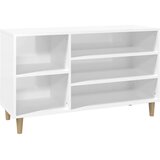 Ormarić Omarica za čevlje visok sijaj bela 102x36x60 cm inženirski les, (20709742) | Shoptok.si
