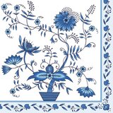 Salvete za dekupaž - plavo cveće - 1 kom Cene