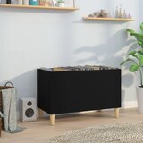 Ormarić za ploče crni 74,5 x 38 x 48 cm od konstruiranog drva | shoptok.hr