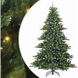 vidaXL Umetno Zložljivo Božično Drevo with LEDs z stojalom 240cm PVC | Shoptok.si