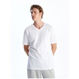 LC Waikiki Lcw V Neck Short Sleeve Combed Cotton Men's T-Shirt Cene