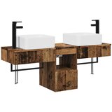  Set namještaja za kupaonicu 3 kom. Staro drvo Konstruirano drvo Smeđa 50 x 41 x 56 cm | Shoptok.si