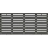 vidaXL Stensko posteljno vzglavje sivo 166x3x91,5 cm trdna borovina | Shoptok.si