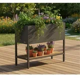 Garden Deco | Metalna povišena gredica | 140 L | Antracit - BRANDED IN EU