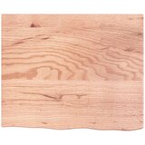  Kupaonska radna ploča svjetlosmeđa 60x50x(2-6) cm masivno drvo | shoptok.hr