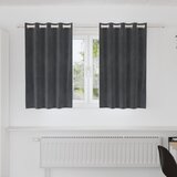  Zavjese za zamračivanje 2 kom. Svjetlosiva 140 x 140 cm Baršun | shoptok.hr
