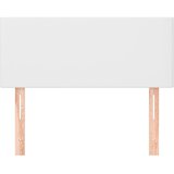  Uzglavlje bijelo 90x5x78/88 cm od umjetne kože | shoptok.hr