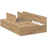  Postelja za shranjevanje Artisan Oak 120x200 cm, (22051240) | Shoptok.si