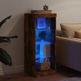  Komoda s LED svjetlima boja dimljenog hrasta 41x37x100 cm | shoptok.hr