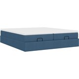  Ottoman krevet s madracima plavi 160x200 cm tkanina | shoptok.hr