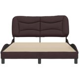 Okvir za krevet bez madraca Hvar tamnosmeđi 140 x 190 cm od tkanine | Eponuda.com