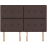  Uzglavlje podesivo po visini Tamno smeđa 144 cm tkanina | shoptok.hr