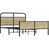 vidaXL Okvir kreveta bez madraca boja hrasta sonome 120x200 cm drveni | shoptok.hr