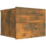 Maison Chic Nočna omarica - Nočna miza dimljeni hrast 40x30x30 cm inženirski les, (21688263) Cene