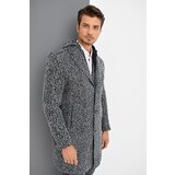 Dewberry PLT8371 DEWBRRY MEN'S COAT-PATTERNED NAVY BLUE | shoptok.hr