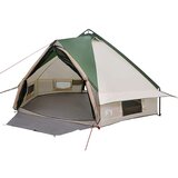  Teepee šator s krovom Zelena i bijela 490 x 410 x 210 cm | shoptok.hr