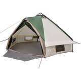  Teepee šotor s streho Zelena in Bela 490 x 410 x 210 cm, (5000091158) | Shoptok.si