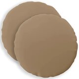  Jastuk s jastukom HEERLEN 2 kom. Sivosmeđa Poliester - Sivosmeđa Ø 40 cm 2 | shoptok.hr