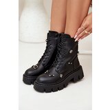 Boto Womens Work Boots With Decorations Insulated Black Lunea | Shoptok.si