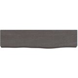  Polica tamnosiva 40 x 10 x 4 cm od obrađene hrastovine | shoptok.hr
