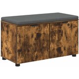  Klupa za hodnik s jastukom Dimljeni Hrast 80 x 38 x 46 cm | Eponuda.ba