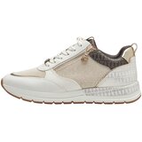 Tamaris Niske tenisice višnja / tamno smeđa / zlatna / bijela | shoptok.hr