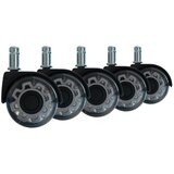 Livetastic Set Kolesc Za Vrtljivi Stol Universal, Srebrna, 5-Delni | Shoptok.si